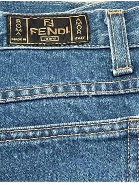 Fendi Women Straight Leg Jeans - Blue